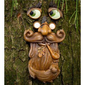 Tree Faces Decor Outdoor – Tree Hugger Yard Art Garden Decoration – Bird Feeders